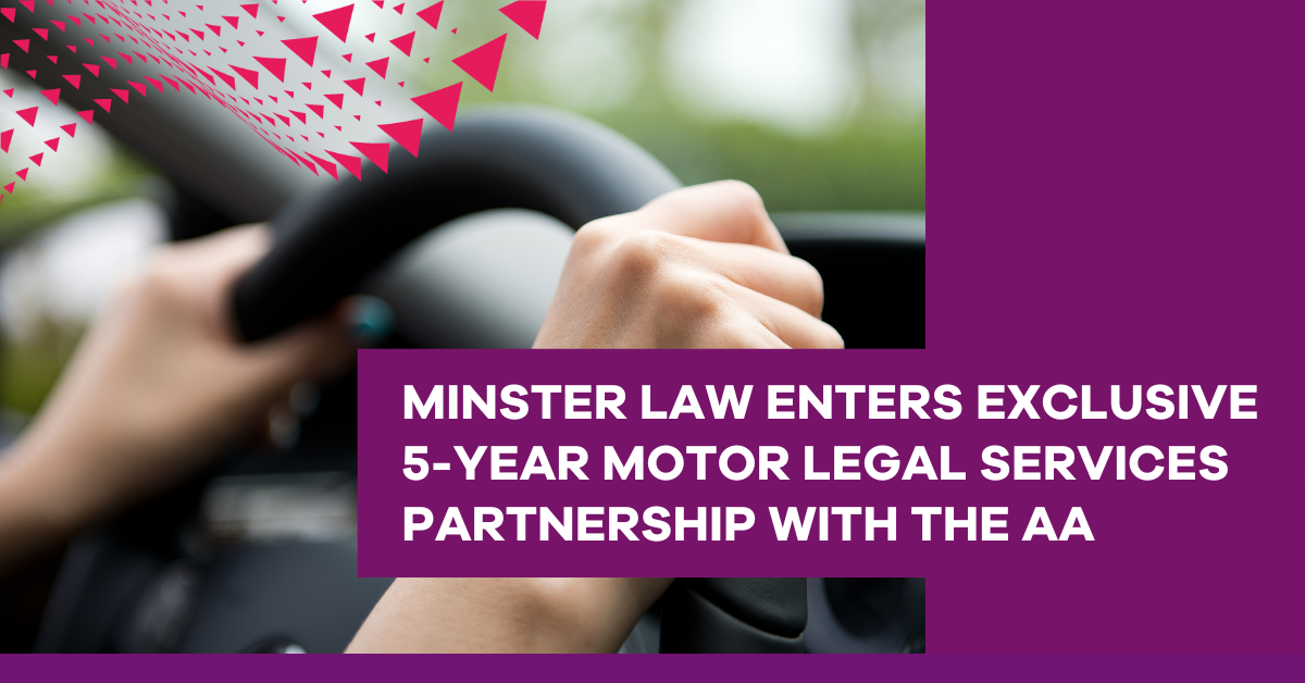 Minster Law enters exclusive 5-year motor legal services partnership ...