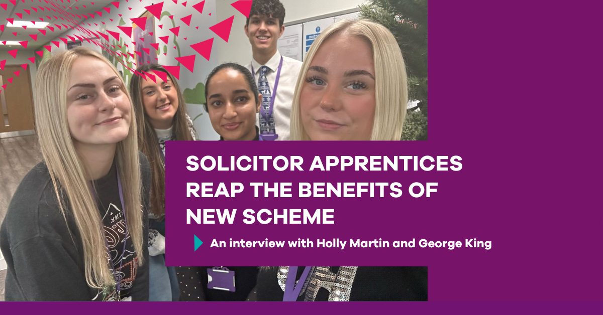 Solicitor apprentices reap the benefits of new scheme - Minster Law